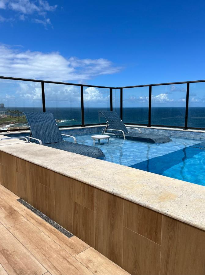شقة #1 Sofisticado Loft Vista Mar - Farol Da Barra السلفادور المظهر الخارجي الصورة